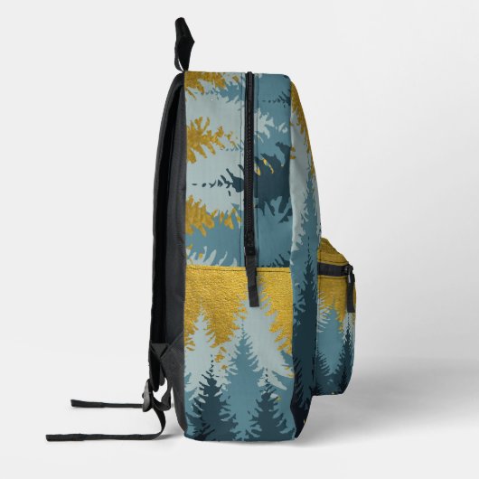 Bosboomgaarden Golden Landschap Bedrukte Rugzak (Links)