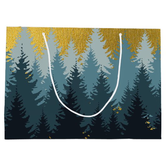 Bosboomgaarden Golden Landschap Groot Cadeauzakje (Achterkant)