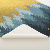 Bosboomgaarden Golden Landschap Sherpa Deken (3/4)