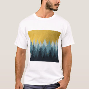 Bosboomgaarden Golden Landschap T-shirt