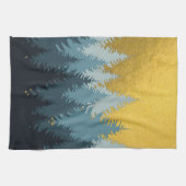 Bosboomgaarden Golden Landschap Theedoek (Horizontaal)