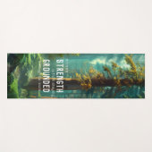 Bosboomstructuursterkte geaardde Natuur Yogamat (Voorkant (horizontaal))