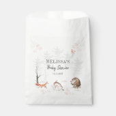 Bosbos Baby shower Bedankzakje (Voorkant)