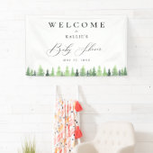 Bosbos Baby shower Spandoek (Insitu)