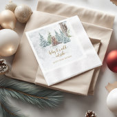 Bosbos beer winter baby shower servet