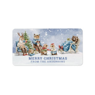 Bosbos Dieren Gift Label