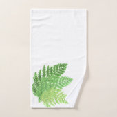 Bosbos groene varens bosvarens bladeren bad handdoek (Handdoek)
