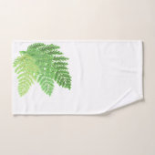 Bosbos groene varens bosvarens bladeren bad handdoek (Handdoek)