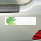 Bosbos groene varens bosvarens bumpersticker (Op auto)