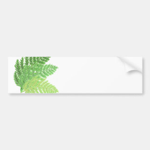 Bosbos groene varens bosvarens bumpersticker