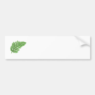 Bosbos groene varens bosvarens bumpersticker
