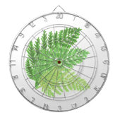 Bosbos groene varens bosvarens dartbord (Voorkant)