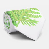 Bosbos groene varens bosvarens stropdas (Opgerold)