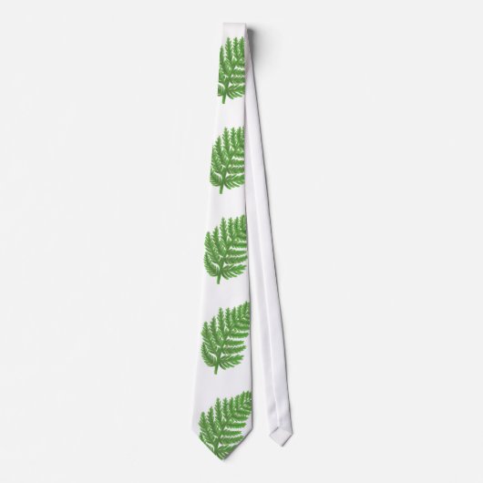 Bosbos groene varens bosvarens stropdas (Voorkant)