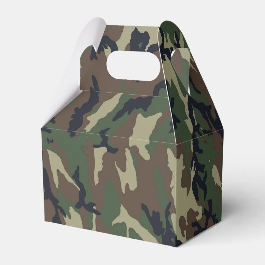 Bosbos Militaire Camouflage Bedankdoosjes (Achterkant)