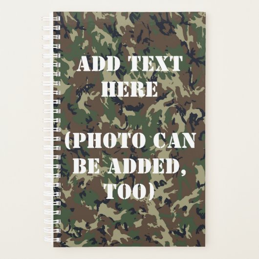 Bosbos Militaire Camouflage Planner (Voorkant)