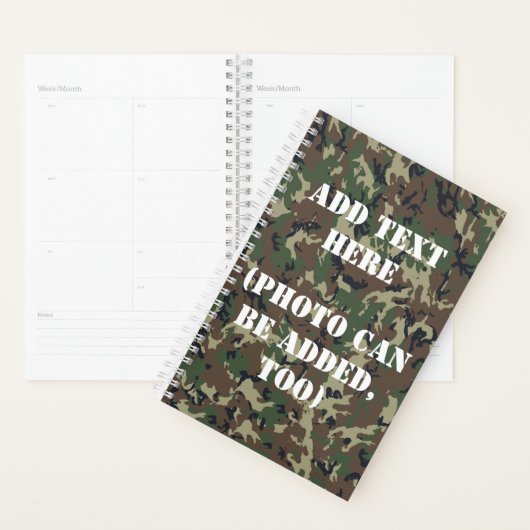 Bosbos Militaire Camouflage Planner (Display)