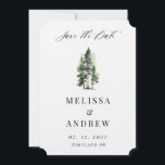 Bosbos Sparen de Datum Save The Date<br><div class="desc">Woodland Forest foto Save the Date</div>