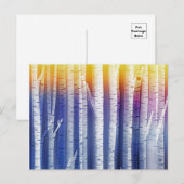 Bosbos van Artsy Rainbow Briefkaart (Voorkant / Achterkant)