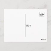 Bosbos van Artsy Rainbow Briefkaart (Achterkant)