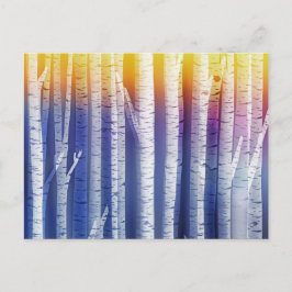 Bosbos van Artsy Rainbow Briefkaart