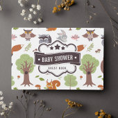 Bosbossen Baby shower Cute Boy Gastenboek