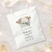 Bosbossen Baby shower Favor Bedankzakje (Geknipt)