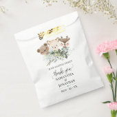 Bosbossen Baby shower Favor Bedankzakje (Gezegeld)