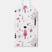 Bosbossen Beer Bijenhoning Cadeaulabel (Voorkant)