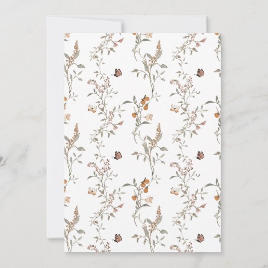 Bosbossen - Birthday-uitnodiging Kaart (Achterkant)