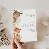 Bosbossen - Birthday-uitnodiging Kaart