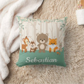 Bosbossen Dieren Deer Fox Beer Nursery Kussen (Deken)