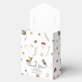 Bosbossen Dieren Genderneutraal Baby shower Bedankdoosjes (Geopend)