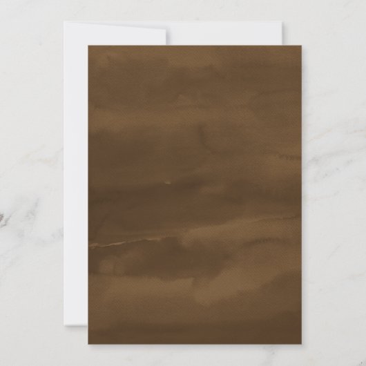 Bosbossen Dieren Genderneutraal Baby shower Kaart (Achterkant)