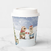 Bosbossen Drink dieren Papieren Bekers (Links)