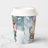 Bosbossen Drink dieren Papieren Bekers (Rechts)