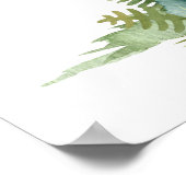 Bosbossen herten een schattige naam poster (Hoek)