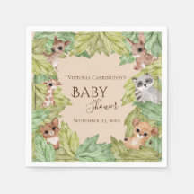 Bosbossen Oerwoud Dieren Greenery Baby