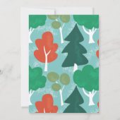 Bosbossen Theme Natuur Lover  Kaart (Achterkant)