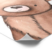 Bosbossen verjaardagsverwelkombord poster (Hoek)