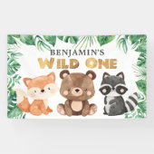 Bosbossen Wilde eenjarige zondagstanner Spandoek (Horizontaal)