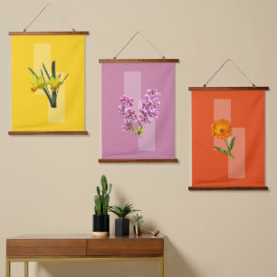 Bosbouw - botanische Afbeeldingen Hangend Wandkleed