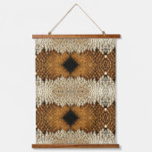 Bosbouw (Bovenkant hout) - Zonnebloem Hangend Wandkleed (Voorkant)