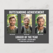 Bosbouw briefkaart sjabloon 5 foto DIY logging (Voorkant)