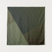 Bosbouw, carrosserieën, gecombineerd, olijf, groen wandkleed (Voorkant)