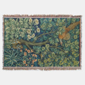 Bosbouw, fazant, eekhoorn, vogel deken (Voorkant)