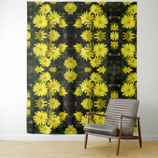 Bosbouw - Gele Dagen Wandkleed (In situ)