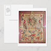 Bosbouw in de vroege Rococo-stijl met riemen en ri Briefkaart (Voorkant / Achterkant)