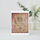 Bosbouw in de vroege Rococo-stijl met riemen en ri Briefkaart (Staand voorkant)