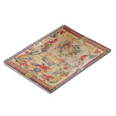 Bosbouw in de vroege Rococo-stijl met riemen en ri Notitieboek (Linkerzijde)